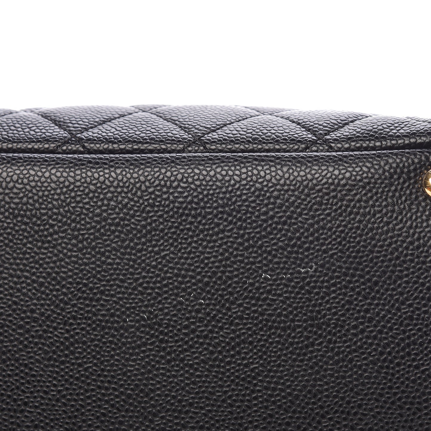 Caviar Quilted Petit Timeless Tote PTT Black