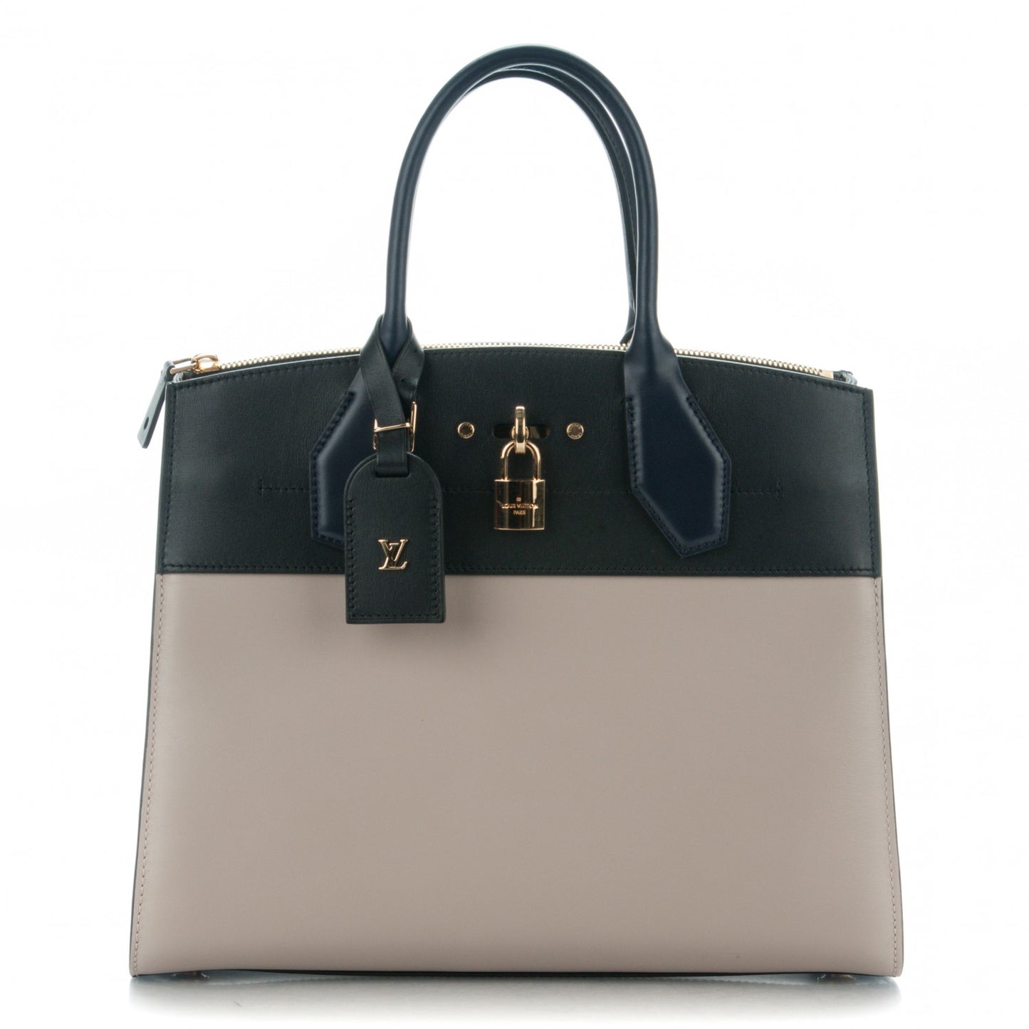 Calfskin City Steamer MM Gris Black