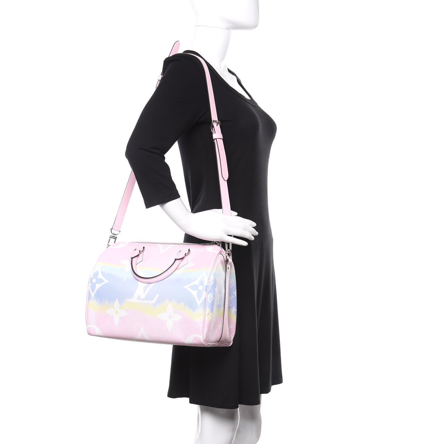 Louis Vuitton Monogram Escale Speedy Bandouliere 30 Pastel 2 of 12