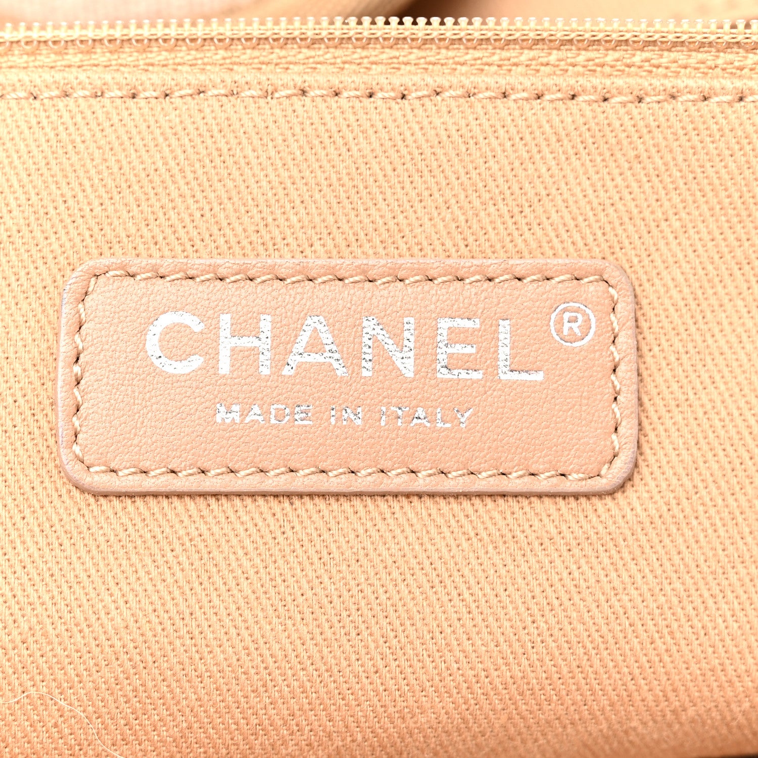Chanel Canvas Medium Deauville Tote Ecru 6 of 12