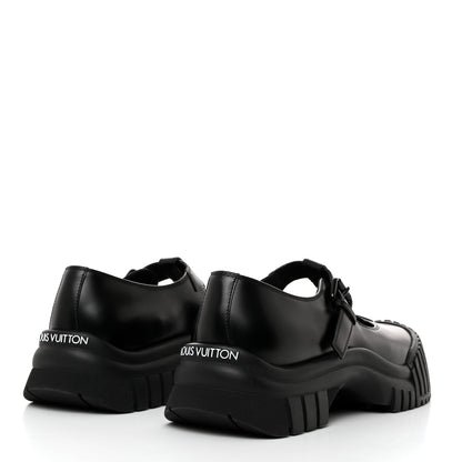 Louis Vuitton Glazed Calfskin Record Mary Jane 40 Black 4 of 9