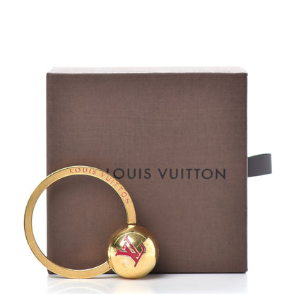 Louis Vuitton Sphere Key Ring Gold 4 of 4