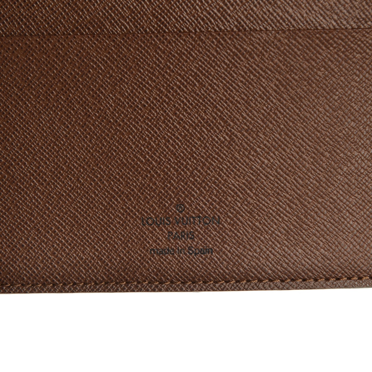 Monogram Desk Agenda Cover