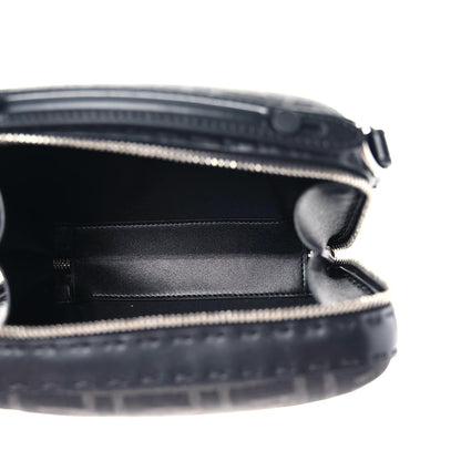 Fendi Recycled Fabric Jacquard Vitello Astro FF 1974 Mini Suitcase Bag Asfalto Black 7 of 11