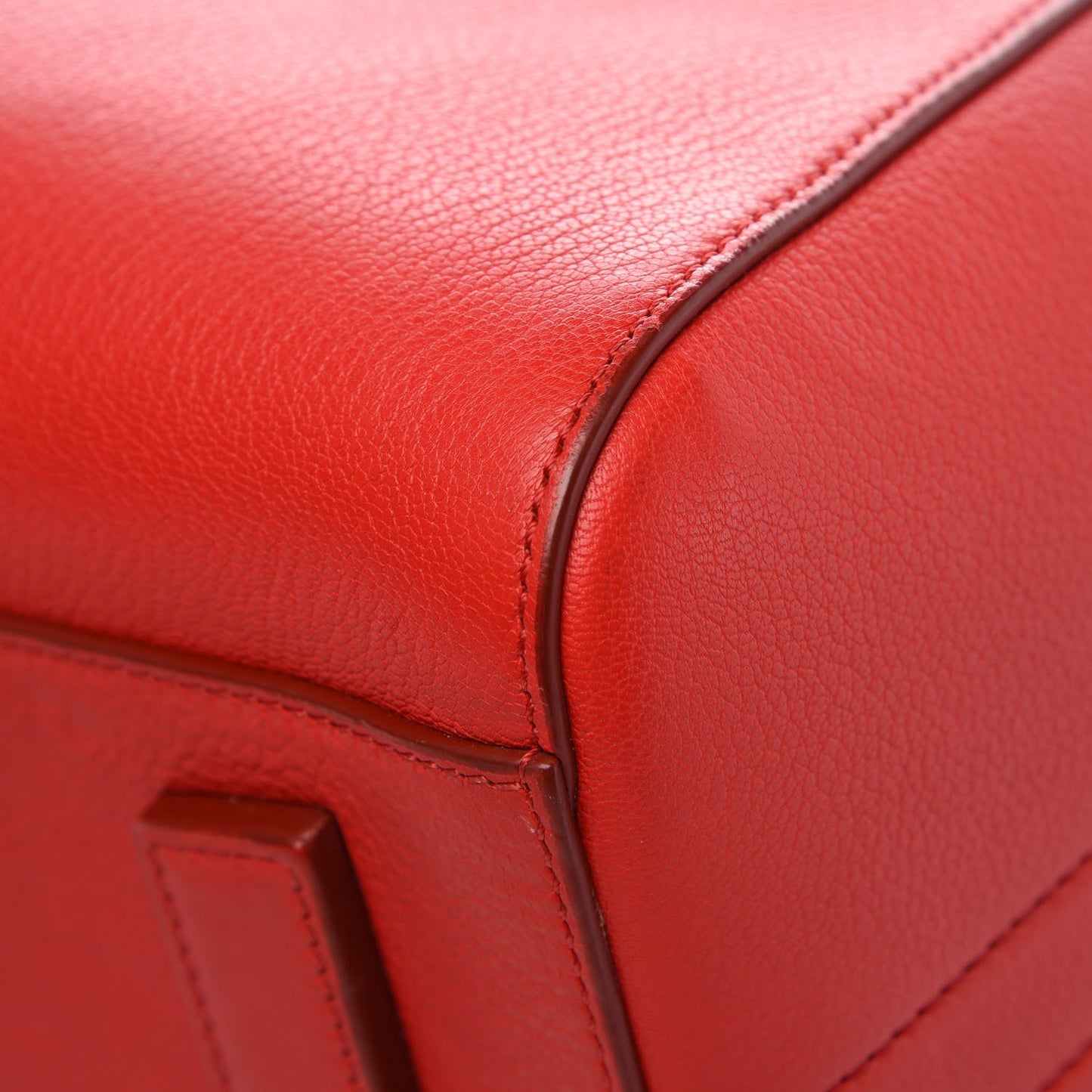 Sugar Goatskin Small Antigona Medium Red