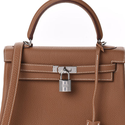 Hermes Togo Kelly Retourne 25 Gold 10 of 11