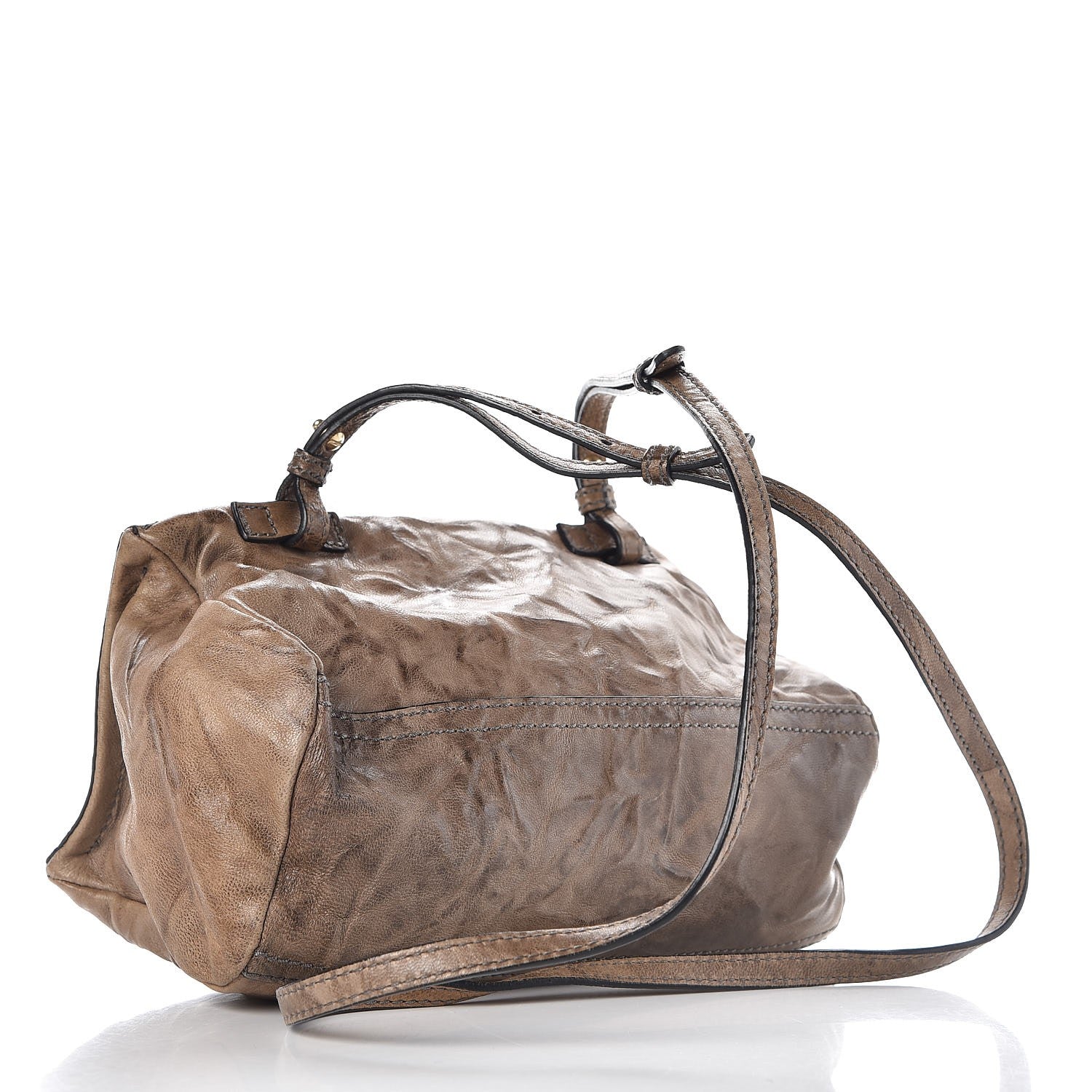Givenchy Tumbled Sheepskin Mini Pandora Charcoal 3 of 8