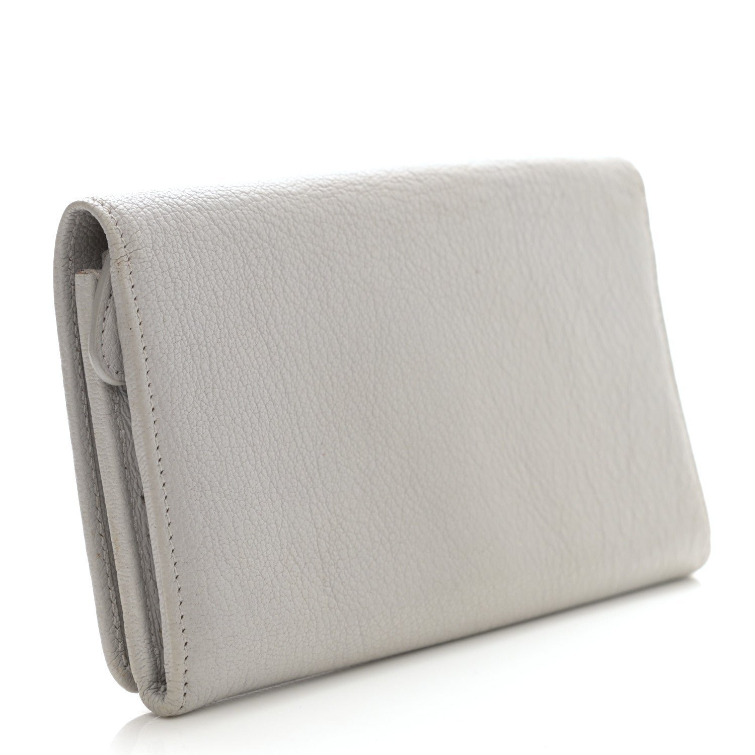 Balenciaga Chevre Giant 12 Gold Hardware Money Wallet Gris Cement 3 of 11
