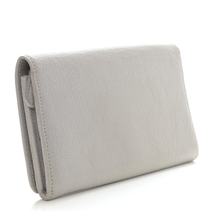 Balenciaga Chevre Giant 12 Gold Hardware Money Wallet Gris Cement 3 of 11