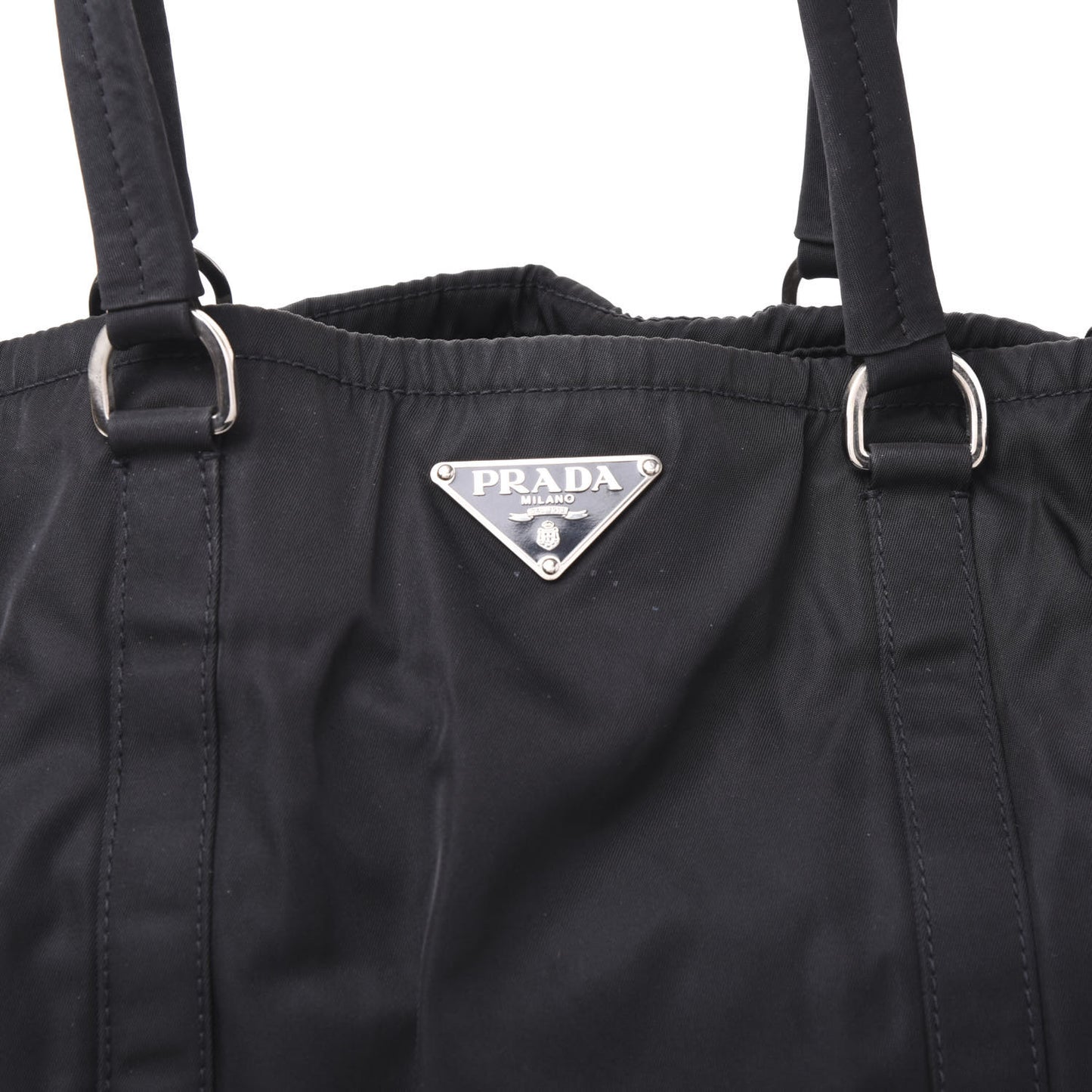 Nylon Tessuto Tote Black