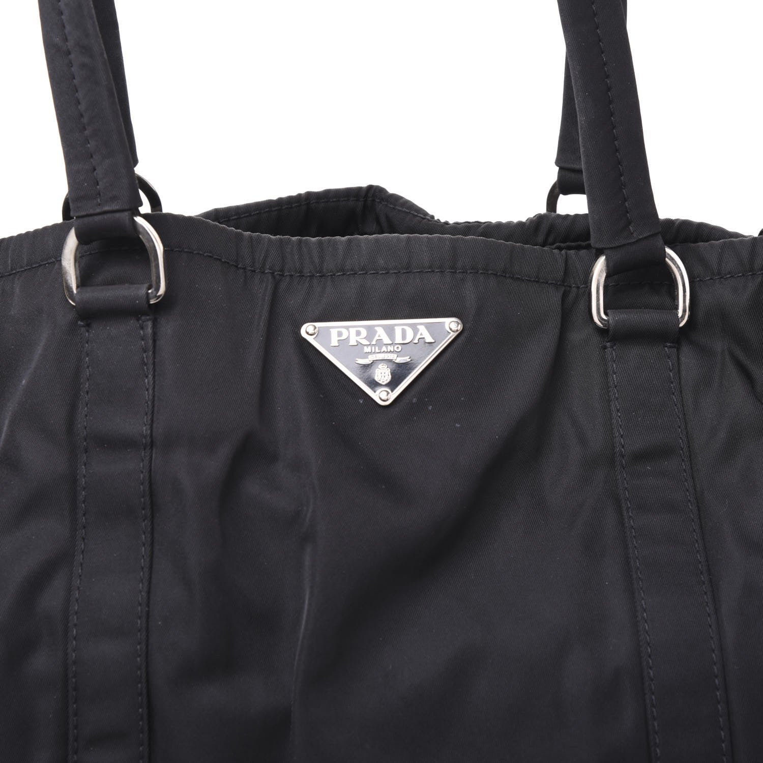 Prada Nylon Tessuto Tote Black 8 of 9