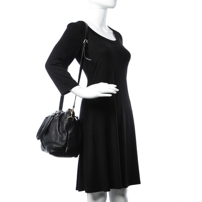 Gucci Guccissima Medium Sukey Top Handle Bag Black 2 of 7