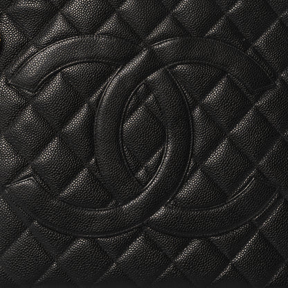 Chanel Caviar Quilted Medallion Tote Black 9 of 12