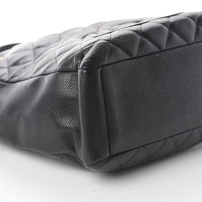 Chanel Caviar Quilted Petit Shopping Tote PST Black 12 of 17