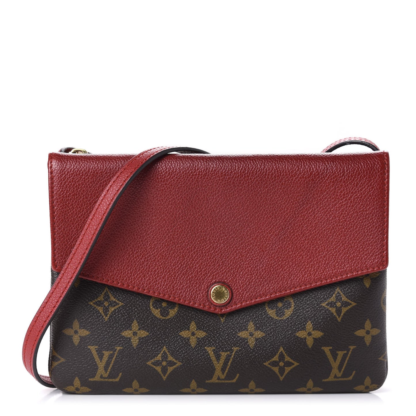 Monogram Twice Pochette Cherry