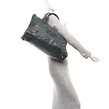 Balenciaga Agneau Giant 21 Rose Gold Hardware Work  Anthracite 2 of 12