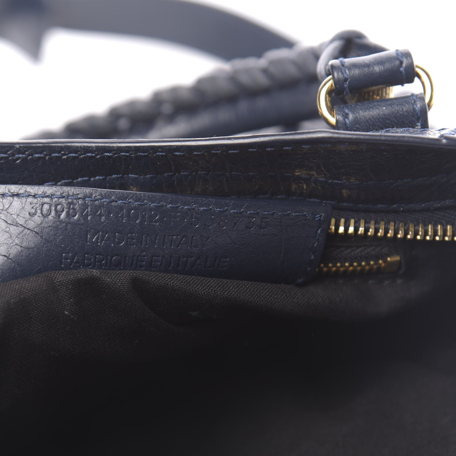 Balenciaga Agneau Giant 12 Gold Hardware Mini City Bleu Obscur 6 of 9