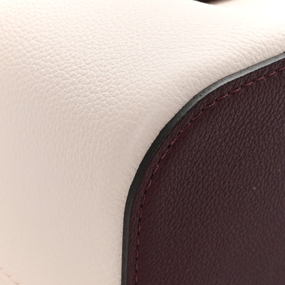 Louis Vuitton Calfskin Lockme Bucket Soie Quartz Calla 7 of 10
