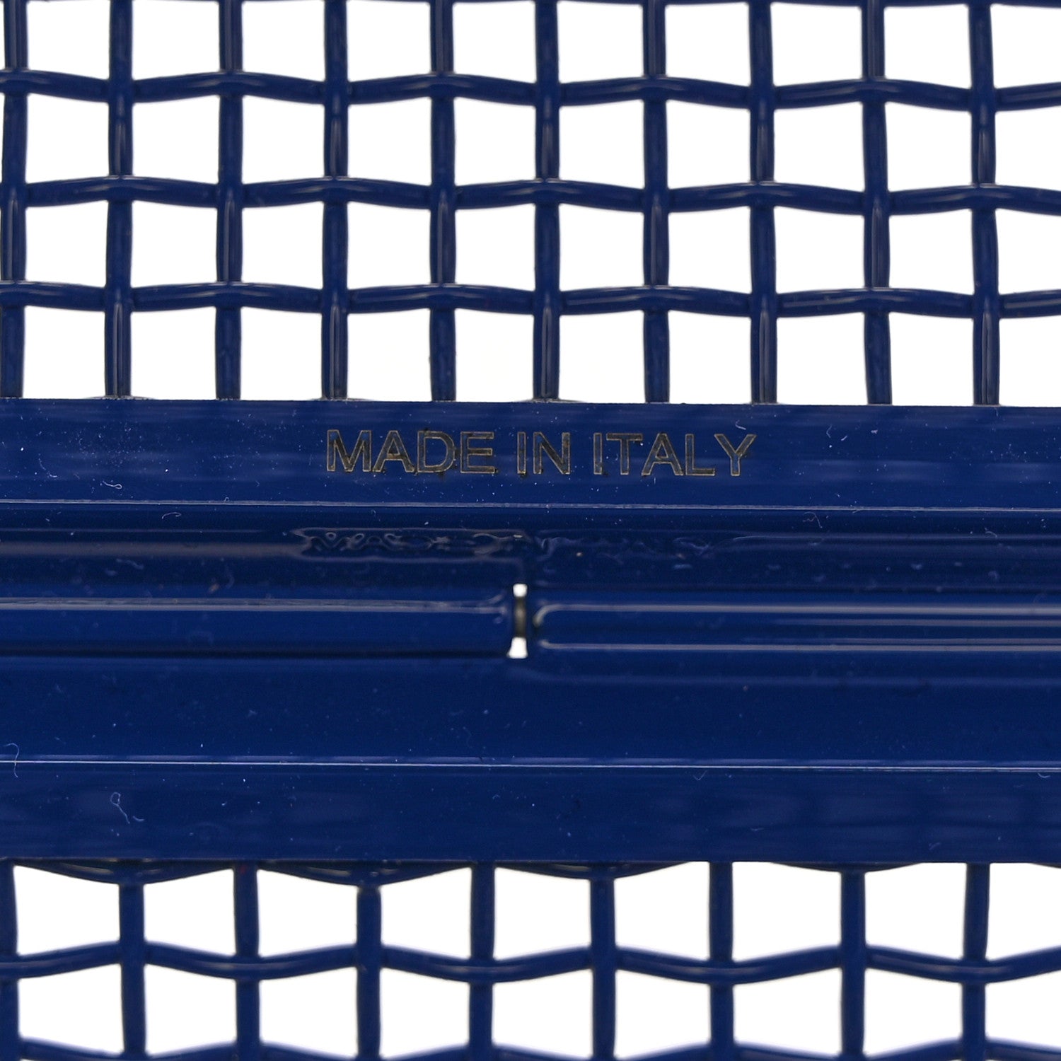 Saint Laurent Brass Lambskin Monogram Cassandre Cage Bag Blue Majorelle 7 of 10