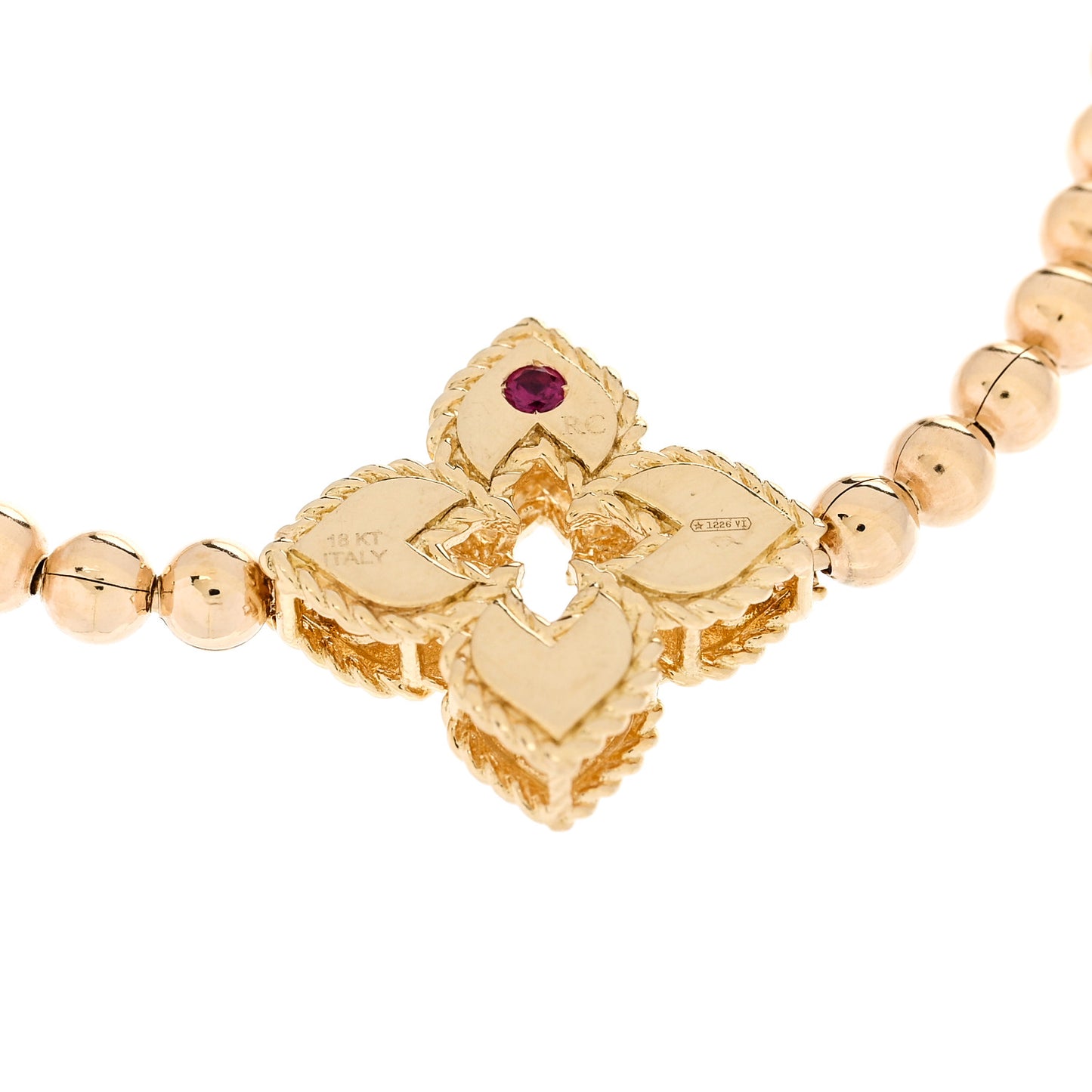 18K Yellow Gold Diamond Petite Venetian Small Station Stretch Bracelet
