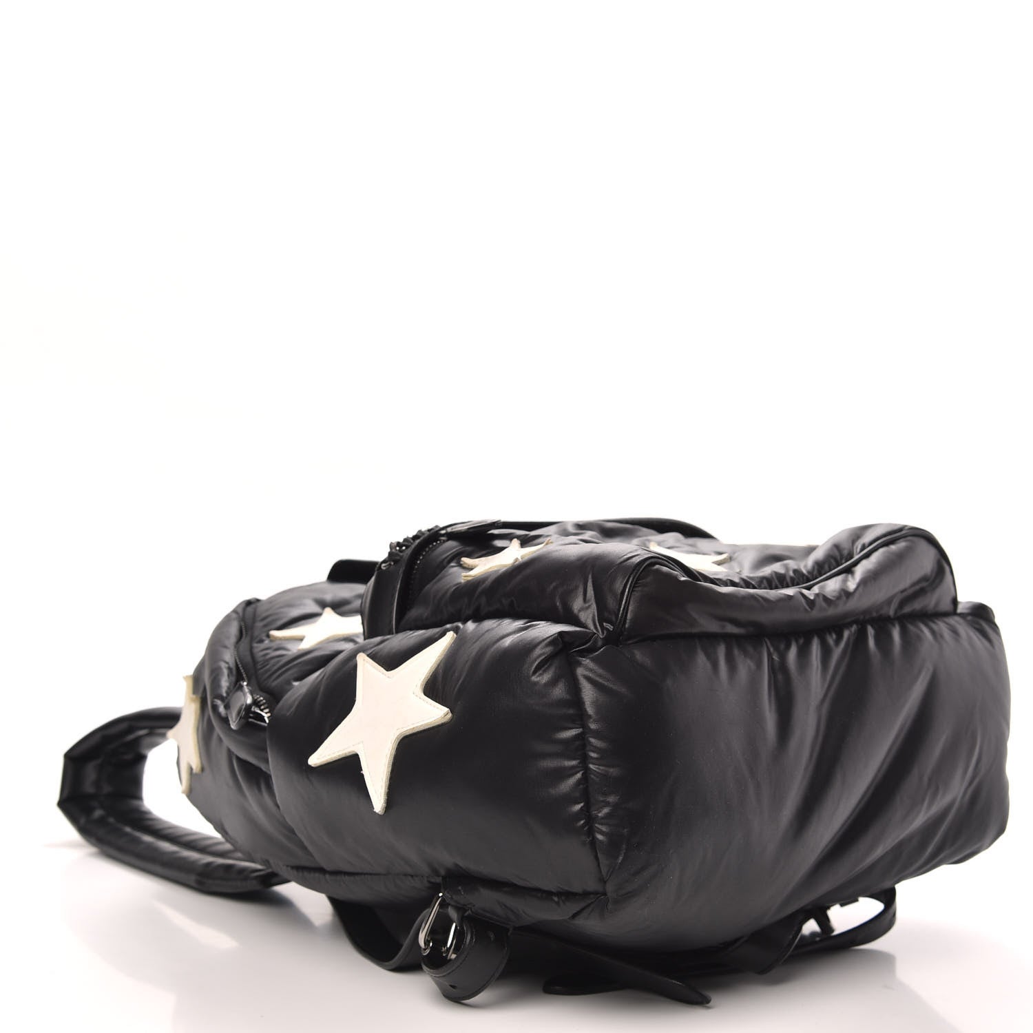 Stella McCartney Polyamide Falabella Go Stars Backpack Black White 3 of 11