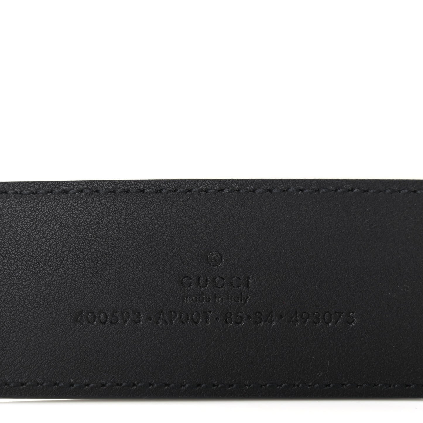 Calfskin Double G 40mm Belt 85 34 Black