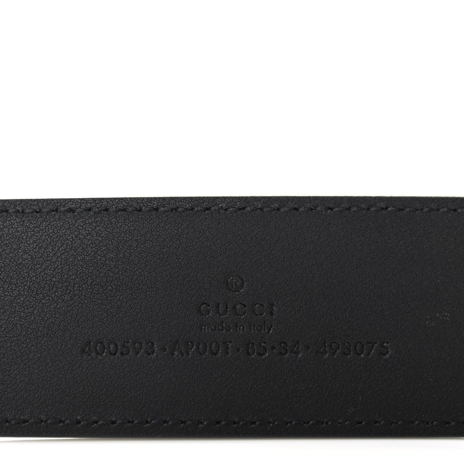 Gucci Calfskin Double G 40mm Belt 85 34 Black 4 of 6