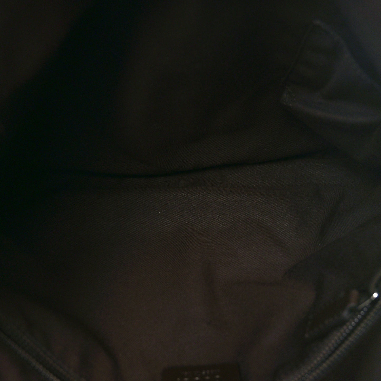 Monogram Calfskin Perforated Medium Flat Messenger Bag Dark Brown