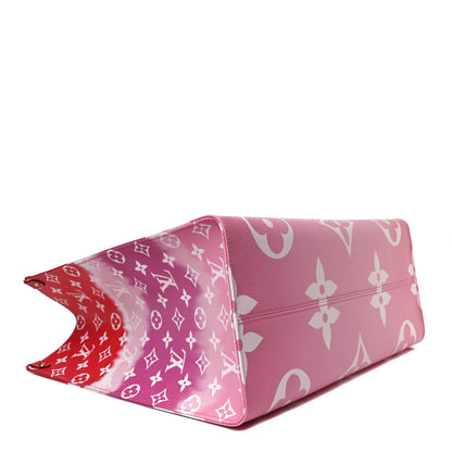 Louis Vuitton Monogram Escale Onthego GM Rouge 4 of 13