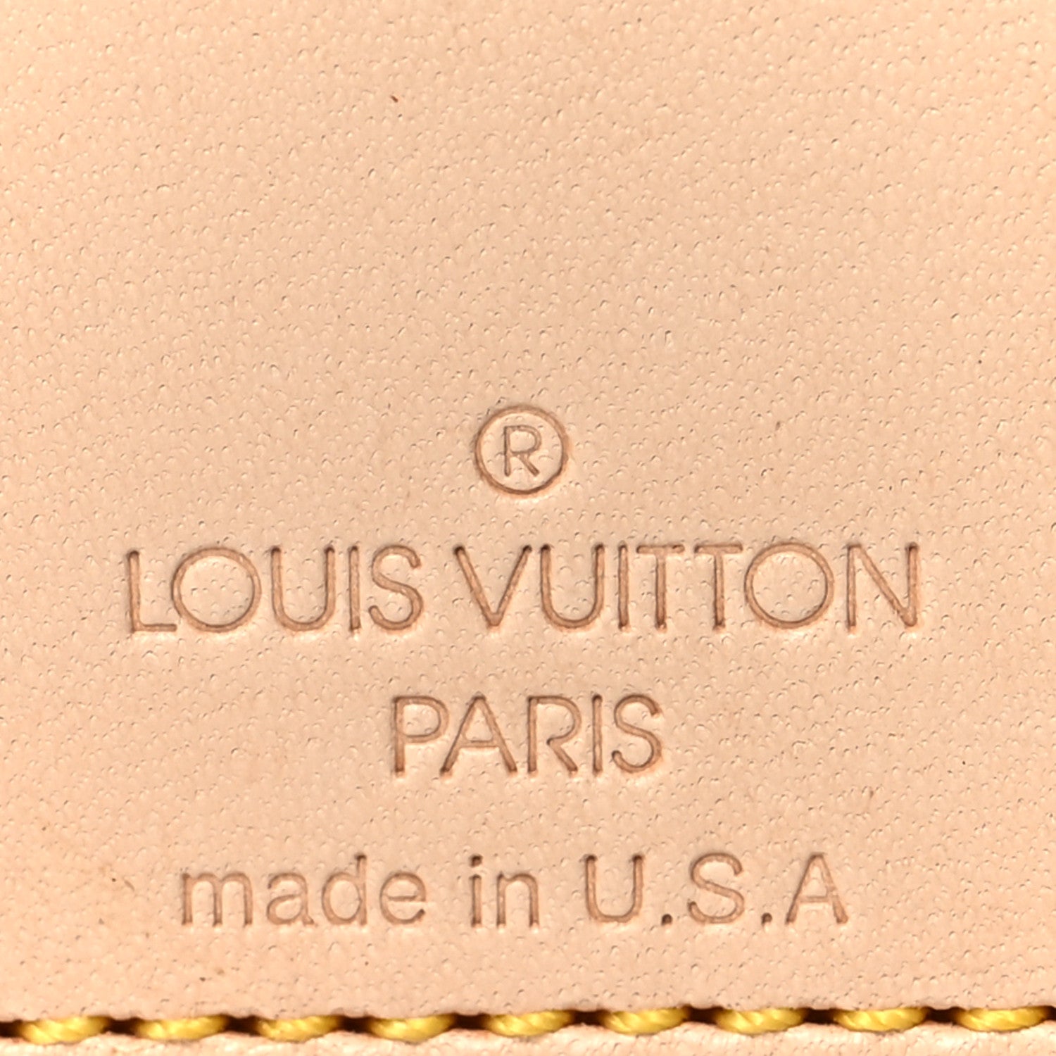 Louis Vuitton Vachetta Luggage Accessories Set 4 of 5