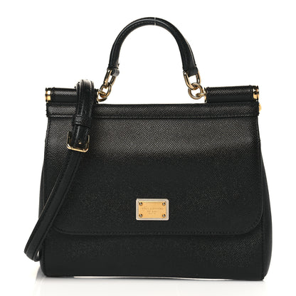 Dolce & Gabbana Dauphine Small Miss Sicily Satchel Black 1 of 10