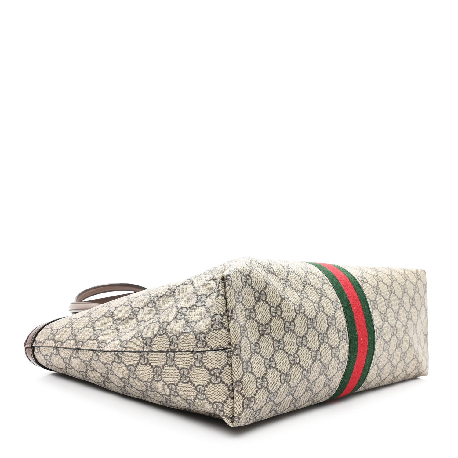 Gucci GG Supreme Monogram Medium Ophidia Shopping Tote Brown 4 of 10