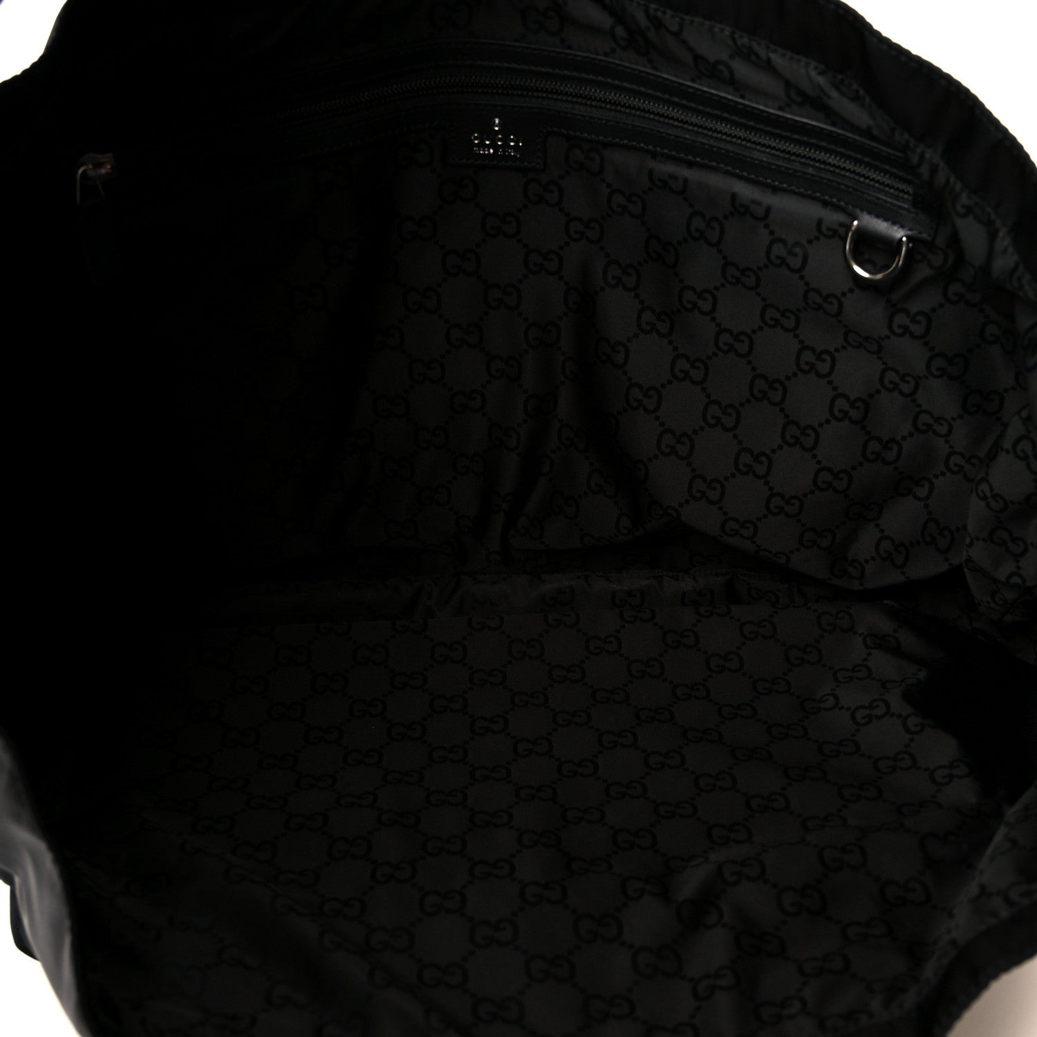 Gucci Nylon Logo Tote Black 5 of 12
