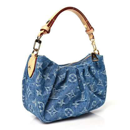 Louis Vuitton Monogram Denim Pochette Valley Blue 3 of 10