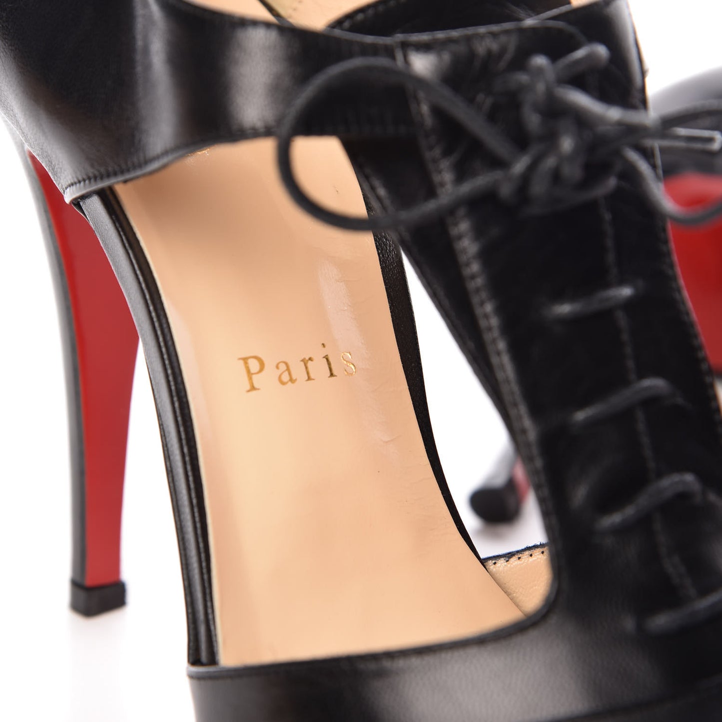 Kid Popi 120 Lace Up Ankle Bootie 39.5 Black