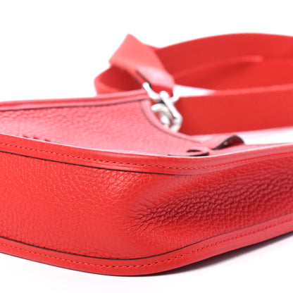Hermes Taurillon Clemence Evelyne TPM Rouge De Coeur 9 of 9