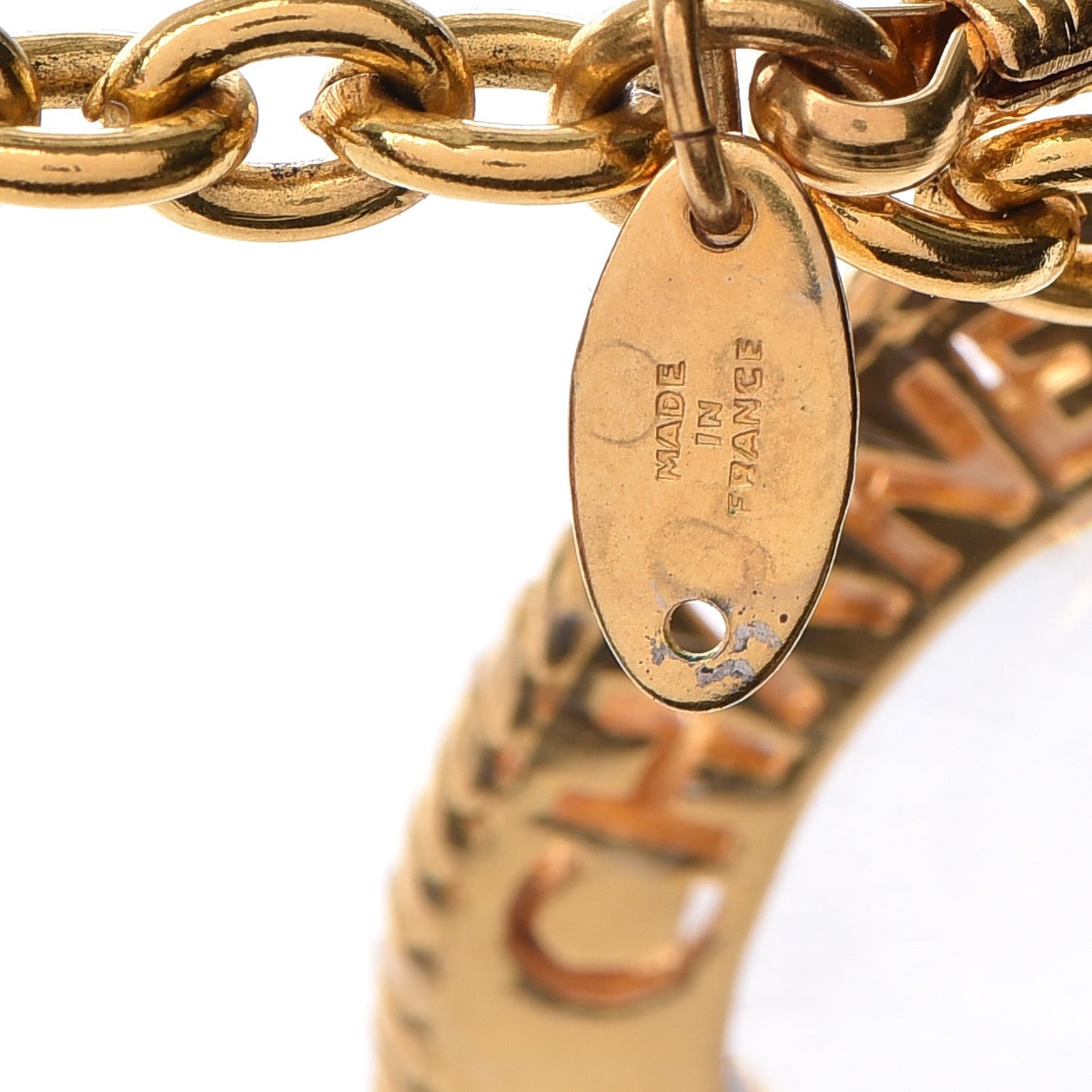 Pearl Loupe Magnifying Glass Necklace Gold