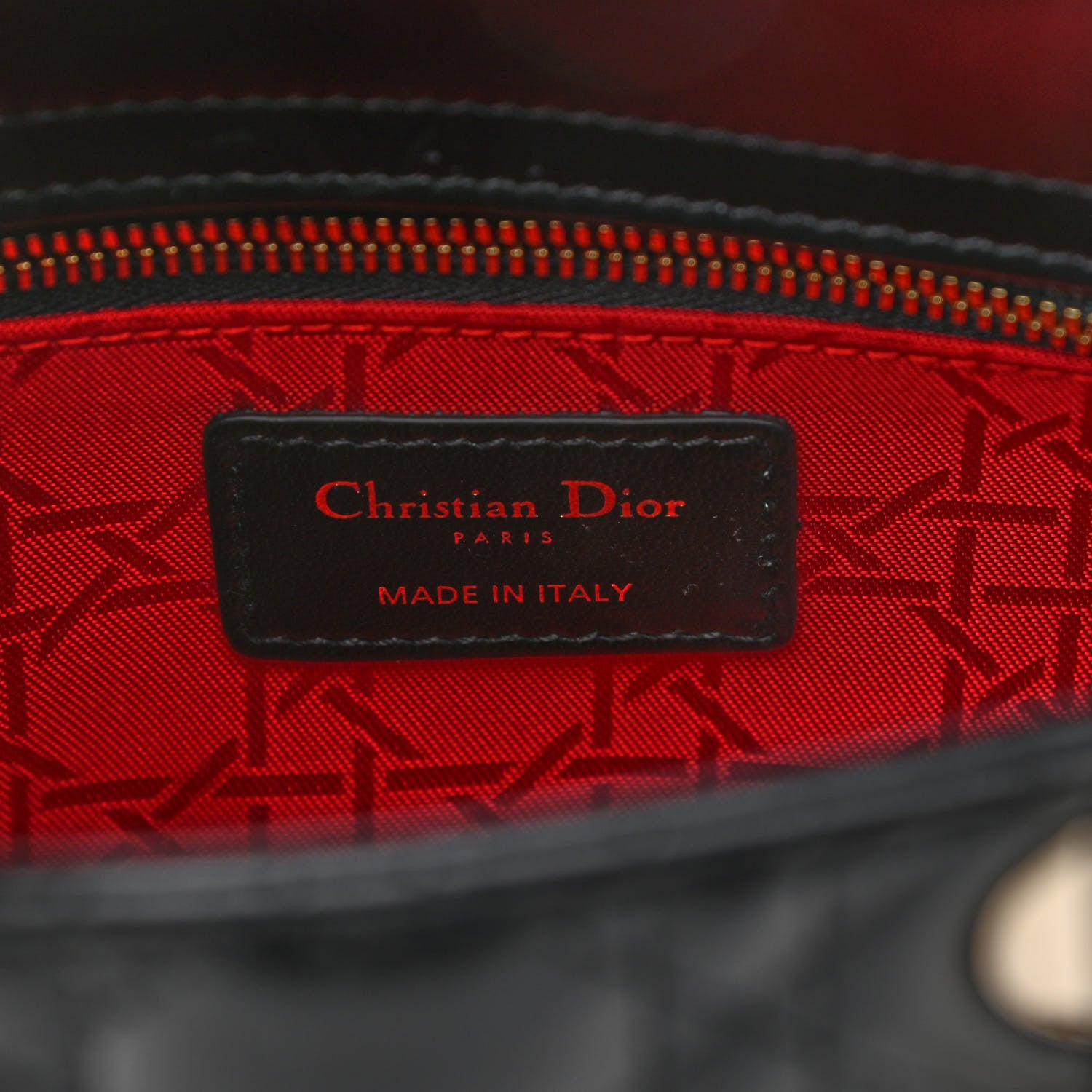 Christian Dior Lambskin Cannage Small My ABCDior Lady Dior Black 6 of 9