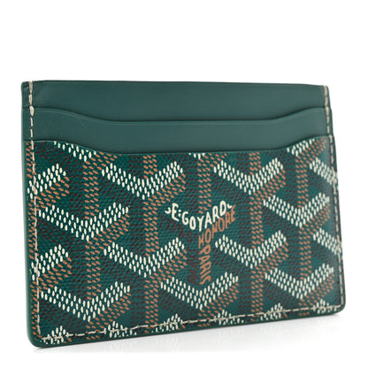 Goyard Goyardine Saint Sulpice Card Holder Green 3 of 7