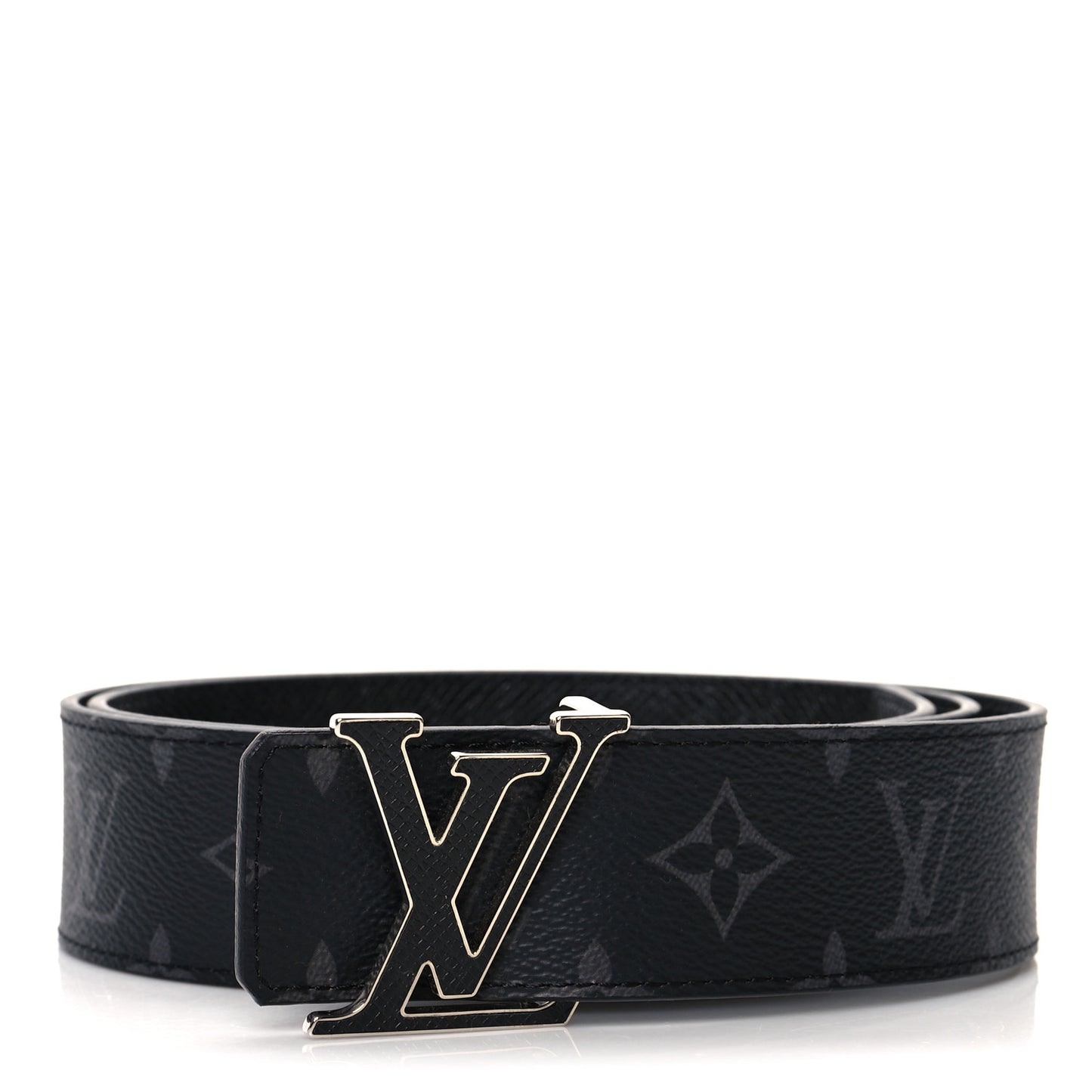 Monogram Eclipse Taigarama 40mm LV Initiales Reversible Belt 90 36 Black