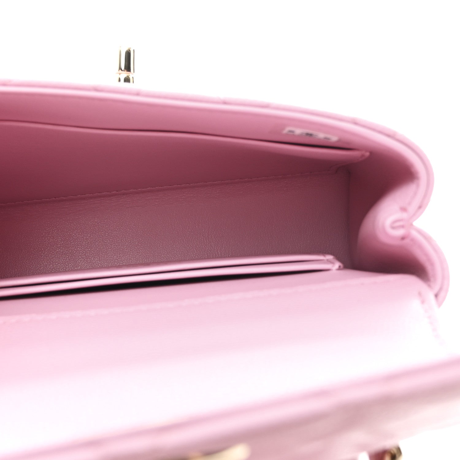 Chanel Caviar Quilted Coco Handle Clutch With Chain Pink 5 of 11