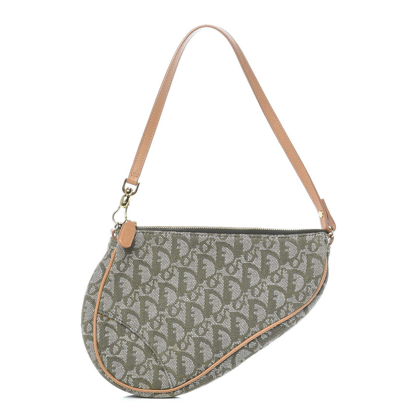 Monogram Mini Saddle Pochette Green