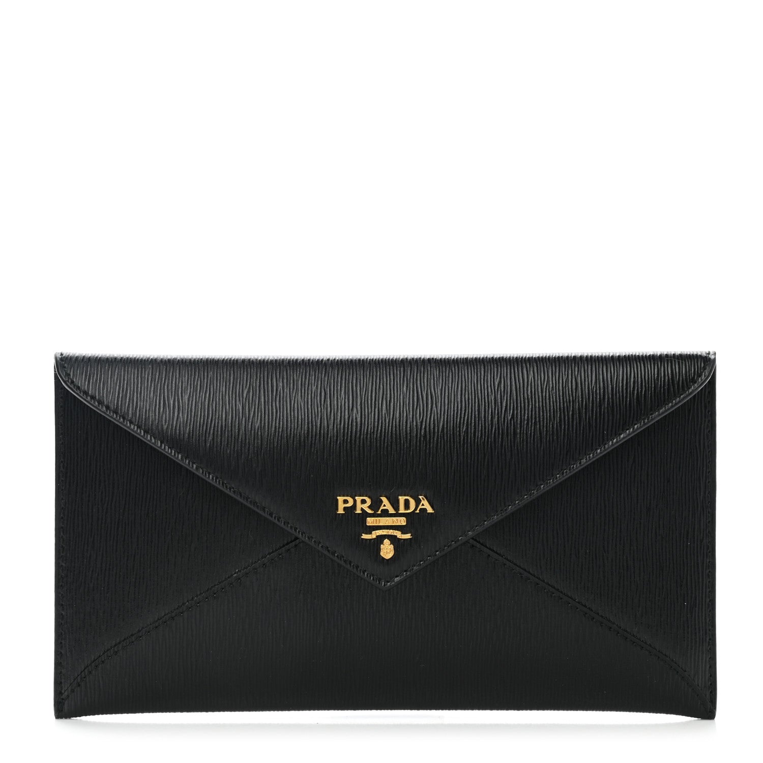 Prada Vitello Move Envelope Wallet Black 1 of 8