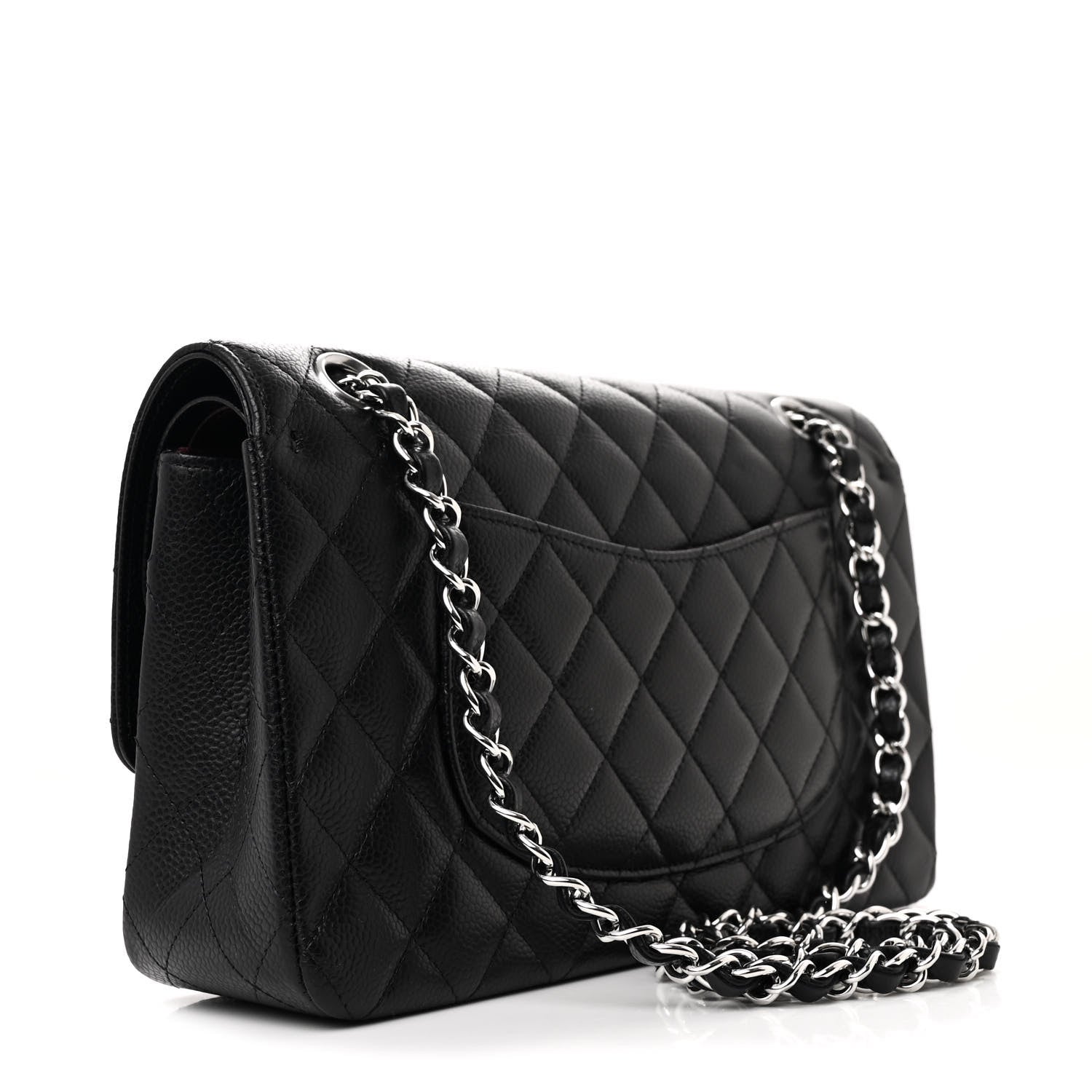 Chanel Caviar Quilted Medium Double Flap Black 3 of 11