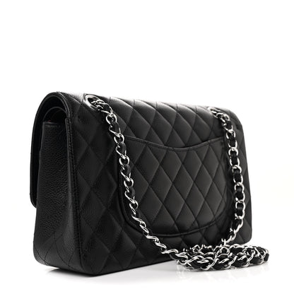 Chanel Caviar Quilted Medium Double Flap Black 3 of 11