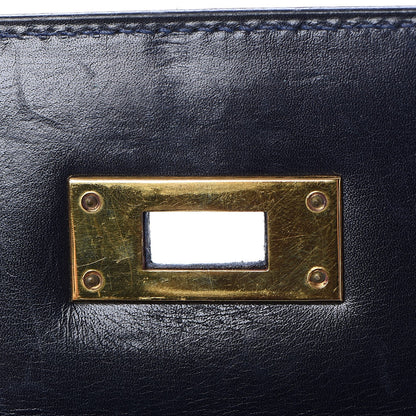 Hermes Box Kelly Retourne 28 Indigo 22 of 38
