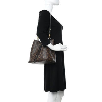 Louis Vuitton Monogram Neonoe MM Black 2 of 19