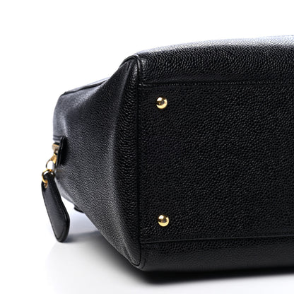 Chanel Caviar CC Timeless Tote Black 7 of 8