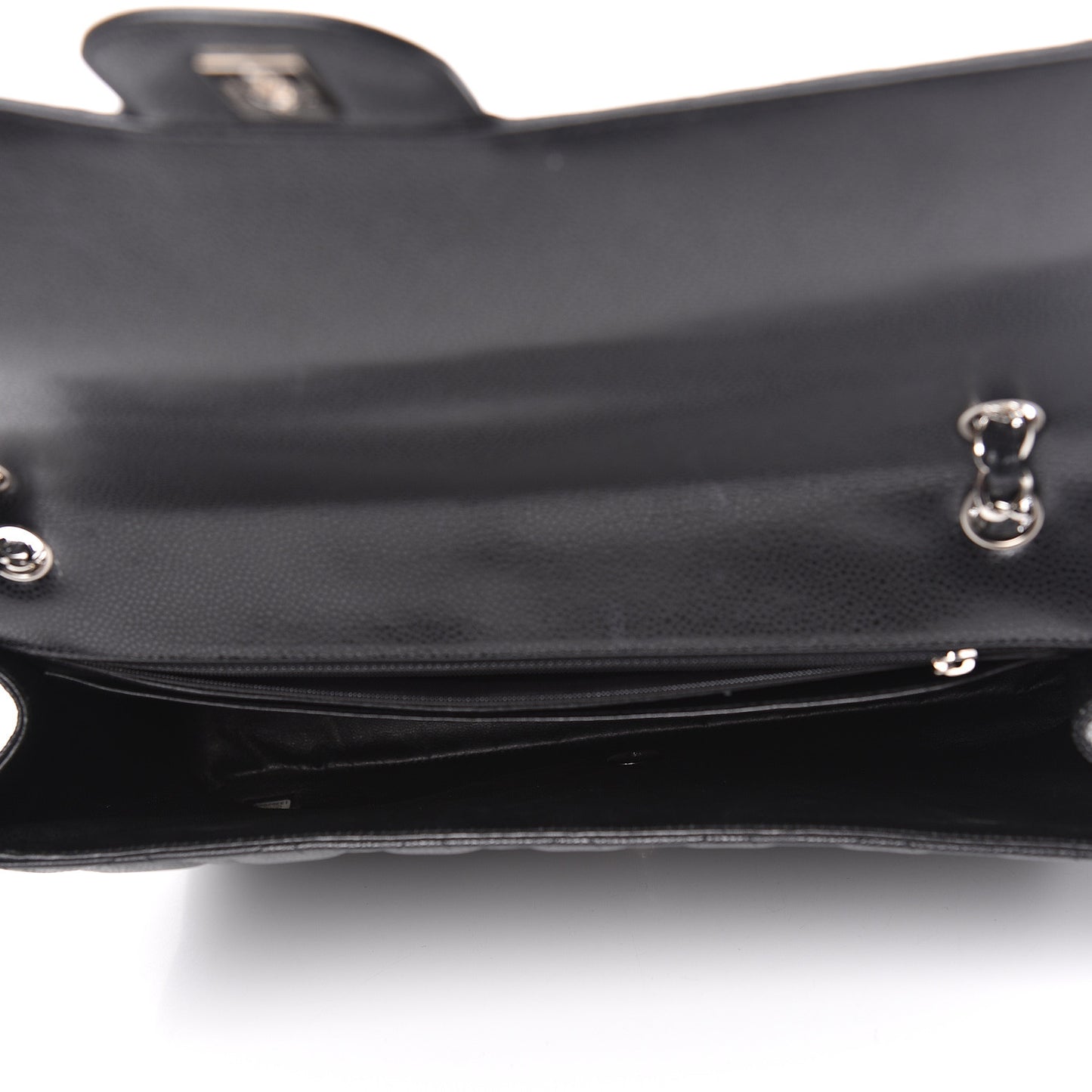 Caviar Quilted Maxi Single Flap Black