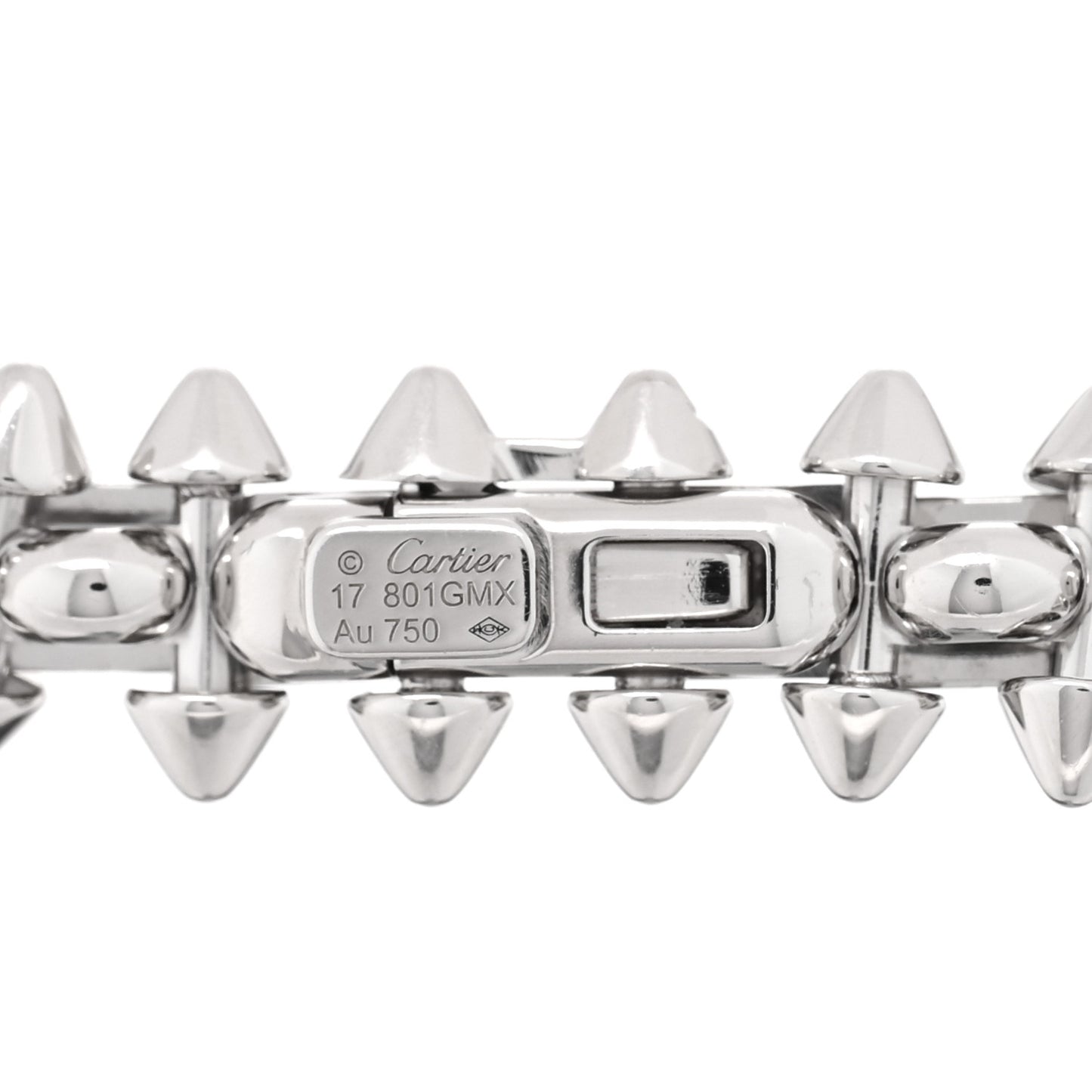 18K White Gold Medium Clash De Cartier Flexible Bracelet 17